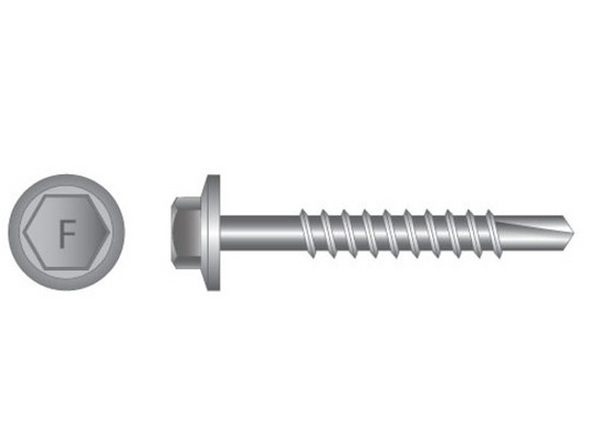 Fortress Hex Washer Face Tek No Neo Self-Drilling Screw 10G-16 x 16mm & 10G-16 x 25mm Class 4 - Pack of (1000) and (500)