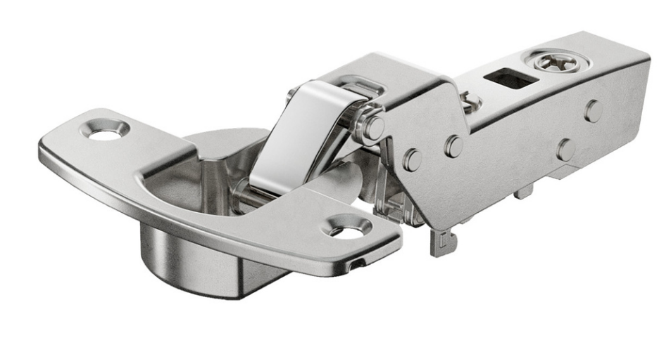 Hettich Germany Sensys Thick Door Hinge With Integrated Silent System Overlay, Half overlay & Inset Opening angle 95° ,TH-drilling pattern 52 x 5.5 mm, for Screwing On -Nickel Plated