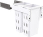 Hideaway NZ made Laundry Bin System,  Concelo range, 2 x 20L bucket, Door pull 2 color options