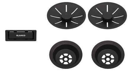 Blanco Germany Waste Kit Black, Satin Gold Single and Double