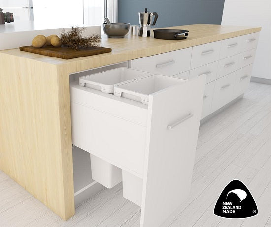 Tanova LEGRABOX F Drawer Insert Frame and Buckets for 500mm Cabinets White and Charcoal