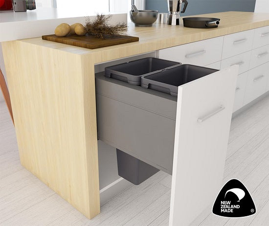 Tanova LEGRABOX F Drawer Insert Frame and Buckets for 500mm Cabinets White and Charcoal