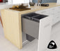 Tanova LEGRABOX F Drawer Insert Frame and Buckets for 500mm Cabinets White and Charcoal