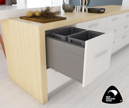 Tanova LEGRABOX F Drawer Insert Frame and Buckets for 500mm Cabinets White and Charcoal
