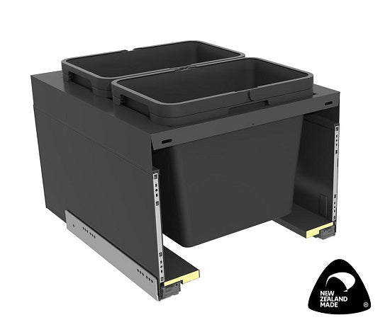 Tanova LEGRABOX F Drawer Insert Frame and Buckets for 500mm Cabinets White and Charcoal