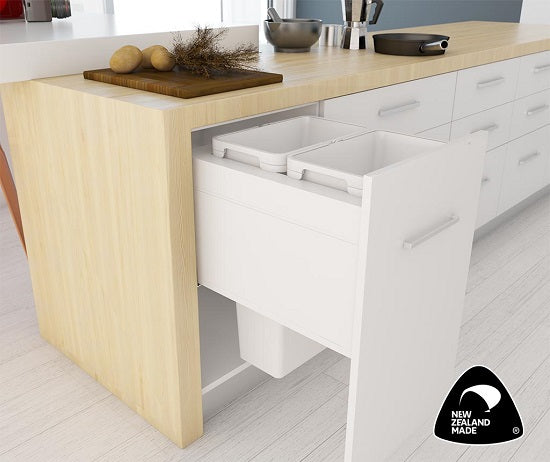 Tanova LEGRABOX F Drawer Insert Frame and Buckets for 500mm Cabinets White and Charcoal