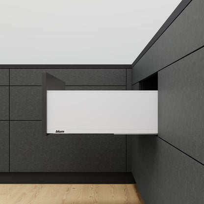 Blum Legrabox pure kitset Length 500mm x 106mm - 257mm ( height 4 Options) 70kg