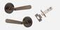 Iver Copenhagen Door Lever 20801 Round Rose Backplate Signature Brass - Passage ,Privacy & Entrance