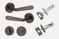 Iver Copenhagen Door Lever 20801 Round Rose Backplate Signature Brass - Passage ,Privacy & Entrance