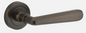 Iver Copenhagen Door Lever 20801 Round Rose Backplate Signature Brass - Passage ,Privacy & Entrance
