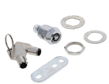 Carbine Australia Cam Lock - Radial Pin Type - 1 key Removal Position Finish Chrome Available in 4 Sizes : 25mm ,21mm ,16mm ,11mm