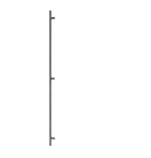 Windsor Premium NZ Entrance Pull Handle 1800mm OA Round Offset 32mm bar Price Per Pair - Powder coat ,Stainless Steel & Black