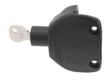 D&D Technologies DD TECH LOKKLATCH SERIES 2 LATCH ONLY WHITE AND EXT ACCESS KIT BLACK