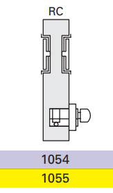 Cavity Slider For Doors Cavilock CL100 Flushturn Both Sides & Turn One Side RC -Polished Brass & Satin Chrome