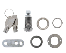 Carbine Australia Cam Lock - Radial Pin Type -Keyed Alike 1 key Removal Position Finish Chrome Available in 4 Sizes : 25mm ,21mm ,16mm ,11mm