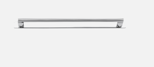 Iver Baltimore Cabinet Pull Centre to Centre 256mm & 320mm Polished Chrome - With Backplate & No Backplate