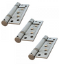 Lohala Centor E22 Straight Hinge No Handle Set ( 3Hinges ) - Stainless Steel ,Stainless Steel Polished & PVD Brass