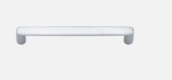 Iver Osaka Cabinet Pull Centre to Centre 96mm,128mm,160mm Brushed Chrome - No Backplate & With Backplate