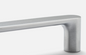 Iver Osaka Cabinet Pull Centre to Centre 96mm,128mm,160mm Brushed Chrome - No Backplate & With Backplate