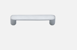 Iver Osaka Cabinet Pull Centre to Centre 96mm,128mm,160mm Brushed Chrome - No Backplate & With Backplate