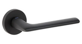 Groel 814 Baci Round Door Handle Dummy Left Handle Finish Available In 4 Colours :  Brushed Satin Chrome ,Black ,Satin Brass ,Inox Tech