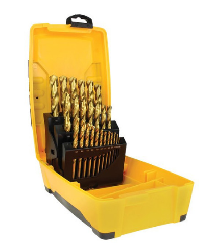 Trucut Heavy Duty Alpha Drill Set Reduced Shank & Slim Box Gold Series Metric 1-13mm