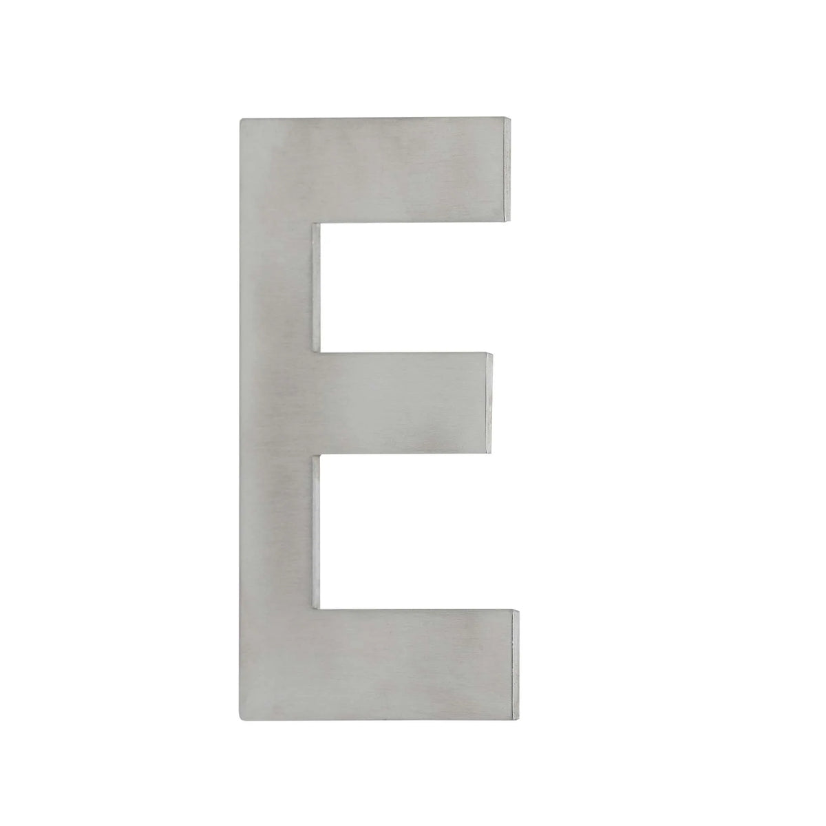 MILES NELSON ENTRANCE DOOR HOUSE LETTER 'A,B,C,D,E' – CONCEALED FIX 100MM STAINLESS STEEL & 'A,B'- STEEL BLACK