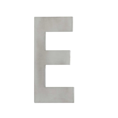 MILES NELSON ENTRANCE DOOR HOUSE LETTER 'A,B,C,D,E' – CONCEALED FIX 100MM STAINLESS STEEL & 'A,B'- STEEL BLACK