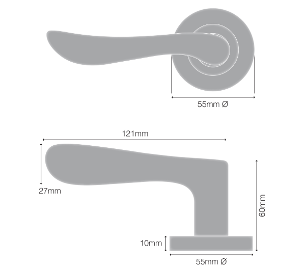 Windsor Premium NZ Astron - Juno Integrated Privacy Priced Per Set - Matt Black ,Brushed Nickel & Powder Coat