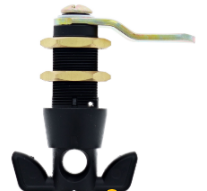 Carbine Australia Cam Lock - Locked by Padlock - Accepts 8.1mm x 29mm Shackle Black