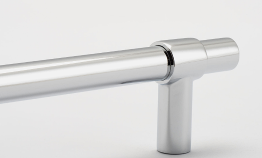 Iver Helsinki Cabinet Pull Centre to Centre 160mm & 256mm Polished Chrome - With Backplate & No Backplate