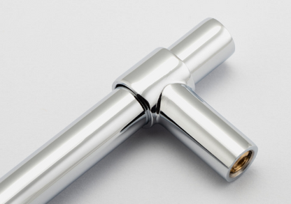 Iver Helsinki Cabinet Pull Centre to Centre 160mm & 256mm Polished Chrome - With Backplate & No Backplate