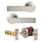 Windsor Premium NZ Galaxy - Pegasus Privacy Set - Available in 4 Colours : Matt Black ,Brushed Nickel ,Graphite Nickel & Powder coat