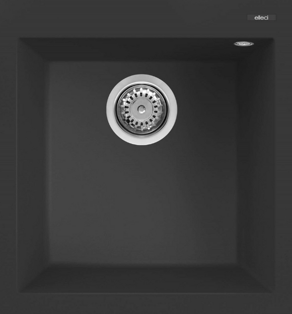 BURNS & FERALL ELLECI  QUADRA GRANITEK UNDERMOUNT & TOPMOUNT - BLACK & WHITE
