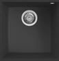BURNS & FERALL ELLECI  QUADRA GRANITEK UNDERMOUNT & TOPMOUNT - BLACK & WHITE