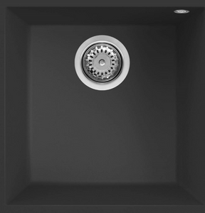 BURNS & FERALL ELLECI  QUADRA GRANITEK UNDERMOUNT & TOPMOUNT - BLACK & WHITE