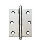 Lohala Hinge Brass 75mm x 63mm x 2.5mm Loose Pin Available in 5 Colours : Brushed Nickel ,Bronze ,Polished and Lacquered ,Polished Unlacquered  & Satin Chrome