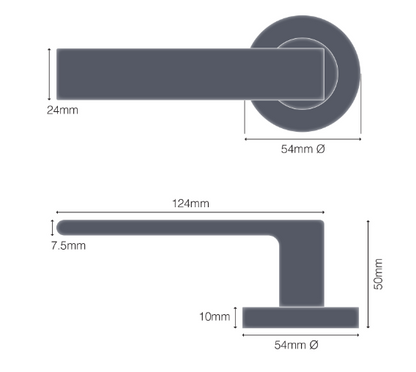 Windsor Premium NZ Galaxy - Pegasus Integrated Privacy Price Per Set - Available in 4 Colours : Matt Black ,Brushed Nickel ,Graphite Nickel & Powder Coat