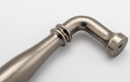 Iver Sarlat Cabinet Pull Centre to Centre 128mm & 160mm Distressed Nickel - With Backplate & No Backplate