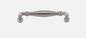 Iver Sarlat Cabinet Pull Centre to Centre 128mm & 160mm Distressed Nickel - With Backplate & No Backplate