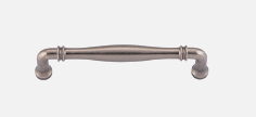 Iver Sarlat Cabinet Pull Centre to Centre 128mm & 160mm Distressed Nickel - With Backplate & No Backplate