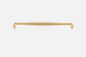 Iver Sarlat Cabinet Pull Centre to Centre 256mm ,320mm & 450mm Polished Brass - With Backplate & No Backplate
