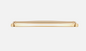 Iver Sarlat Cabinet Pull Centre to Centre 256mm ,320mm & 450mm Polished Brass - With Backplate & No Backplate