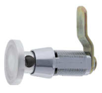 Carbine Australia Cam Lock - Locked by Padlock With Space for Decal 29.6mm(Length) x 19mm (Diameter) Chrome