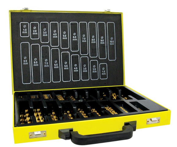 Trucut Heavy Duty Alpha Gold Series Drill Set Metric Box 85 Piece 1-10mm