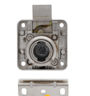 Carbine Australia Slam Latch for Drawers / Cup Boards - With Cylinder & 2 keys 22mm Projection Chrome