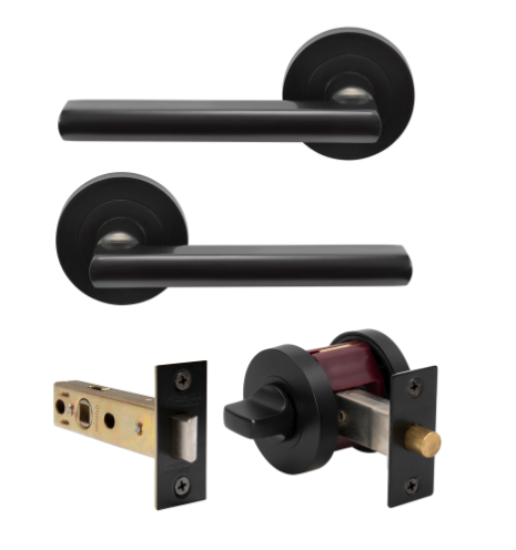 Windsor Premium NZ Galaxy - Phoenix Privacy Set - Available in 4 Colours : Matt Black ,Brushed Nickel ,Graphite Nickel & Powder coat