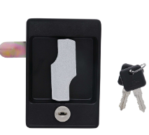 Carbine Australia Flush Handle Vertical Cam - Keyed Alike & keyed to Differ  Black / Silver