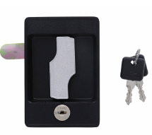 Carbine Australia Flush Handle Vertical Cam - Keyed Alike & keyed to Differ  Black / Silver