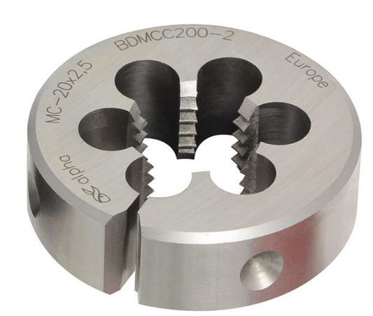 Trucut Heavy Duty Alpha MC Button Die Carbon 10.0x1.5-2OD ,12.0x1.75-2OD ,14.0x2.0-2OD ,16.0x2.0-2OD ,18.0x2.5-2OD ,20.0x2.5-2OD ,22.0x2.5-2OD & 24.0x3.0-2OD